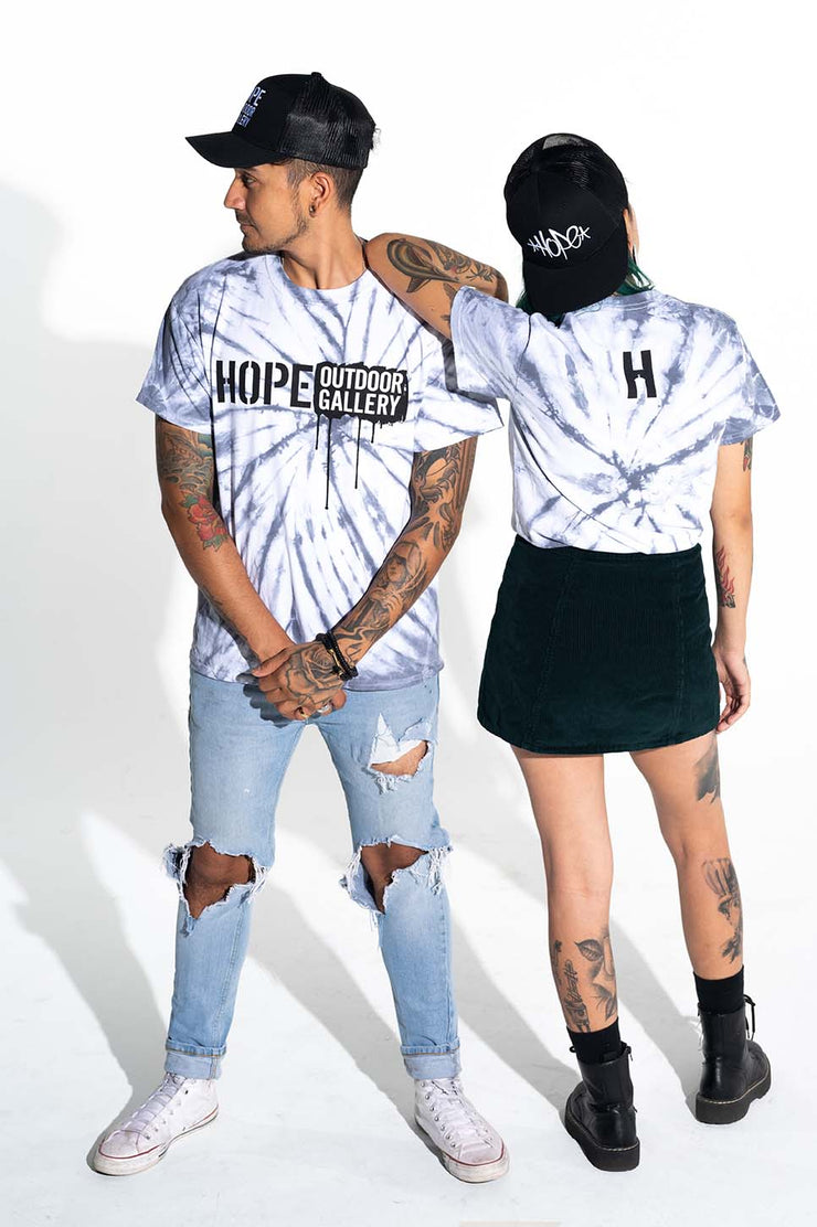 HOPE Paint Drip Tie Dyed T-shirt